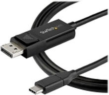 StarTech.com 3ft/1m USB C to DisplayPort 1.4 Cable 8K 60Hz/4K, Bidirectional DP to USB-C or USB-C to DP Reversible Video Adapter Cable, HBR3/HDR/DSC, USB Type C/Thunderbolt 3 Monitor Cable - 8K USB-C to DP Cable (CDP2DP141MBD) - DisplayPort-kabel - 24 pin