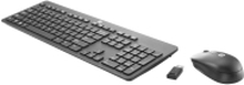 HP Slim - Tastatur- og mussett - trådløs - 2.4 GHz - Dansk