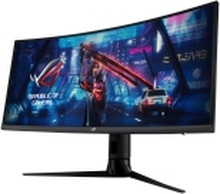 ASUS ROG Strix XG349C - LED-skjerm - gaming - kurvet - 34.14 - 3440 x 1440 UWQHD @ 144 Hz - IPS - 400 cd/m² - 1000:1 - DisplayHDR 400 - 1 ms - HDMI, DisplayPort, USB-C - høyttalere