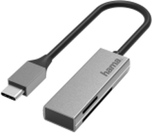 Hama - Kortleser (SD, microSD, SDHC, microSDHC, SDXC, microSDXC) - USB-C 3.2 Gen 1