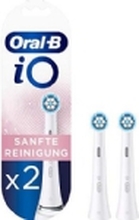Oral-B iO Series Gentle Care Tannbørstehoveder - Hvit - 2-pakning