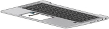 HP - Erstatningstastatur for bærbar PC - bakbelysning - Dansk - med toppdeksel - for EliteBook 840 G8 Notebook