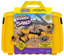 Kinetic Sand Construction Site Folding Sandbox Playset, Kinetisk sand for barn, 3 år, Brun