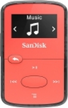 SanDisk Clip Jam - Digital spiller - 8 GB - rød