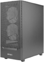 Antec NX Series NX410 - Mid tower - ATX - sidepanel med vindu (herdet glass) - ingen strømforsyning - svart - USB/lyd