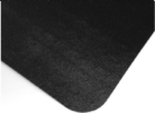 Advantage stoleunderlag PVC 116x150 cm hårdt gulv sort