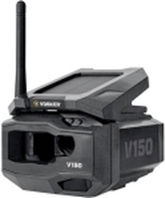Vosker V150 LTE Wireless Outdoor Solar Vildtkamera Time lapse-videoer , 4G billedoverførsel, GSM-modul Sort-grå