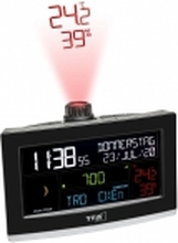 TFA-Dostmann View Show, Svart, Inne hygrometer, Inne Termometer, Utendørs Barometer, Plastikk, 10 - 99%, 0 - 50 °C, 32 - 99,9 °F