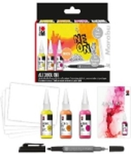 Marabu Alcohol Ink set NEON (3x20ml)