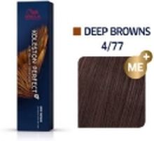Wella Koleston Perfect Me+ Deep Browns, Brun, 4/77, Kvinner, 60 ml, Alle hårtyper, Shine (lys)