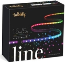 Twinkly Generation II Line Extension Kit - Lysslynge - LED - klasse G - 16 millioner farger - 1.5 m - svart
