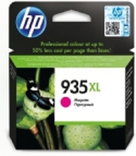 HP 935XL høy kapasitet magenta original blekkpatron, Høyt (XL) utbytte, Pigmentbasert blekk, 825 sider, 1 stykker