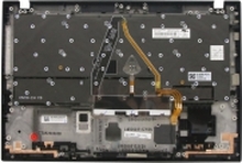Chicony - Erstatningstastatur for bærbar PC - med Trackpoint, UltraNav - bakbelysning - AZERTY - Fransk - med toppdeksel - for ThinkPad X1 Carbon Gen 8 20U9, 20UA