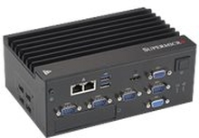 Supermicro SuperServer E100-9AP-IA - Barebone - Mini-ITX Box PC - 1 x Atom x5 E3940 inntil - RAM 0 GB - HD Graphics 500 - Gigabit Ethernet - svart