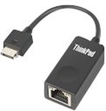 Lenovo ThinkPad Ethernet Extension Adapter Gen 2 - Nettverkadapterkabel - RJ-45 (hunn) til forlengelseskontakt for Lenovo Ethernet (hann) - 8 cm - for ThinkCentre M75t Gen 2 ThinkPad L13 Yoga Gen 2 P14s Gen 2 T14s Gen 2 X13 Gen 2