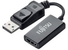 Fujitsu - Video adapter - 15 cm - svart - 4K-støtte - for Celsius H7510, J5010, W5010 ESPRIMO D7010, D7011, D9010, D9011, G9010, P9910