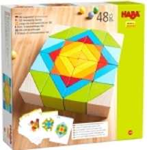 HABA 3D Arranging, Byggeklosser, 3 år, 48 stykker, 736 g
