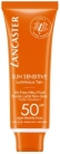 Lancaster Creme solkrem for ansiktet Lancaster Sun Sensitive Milky Fluid SPF50 (50 ml)