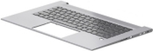 HP - Erstatningstastatur for bærbar PC - bakbelysning - Dansk - med toppdeksel - for ZBook Studio G7 Mobile Workstation (RTX)