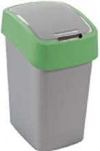 Curver Pacific Flip avfallsbeholder for sortering, tilting, 10L, grønn (CUR000227)