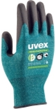 Uvex 60090, Fabrikkhansker, Sort, Grønn, Voksen, Unisex, Cut resistant, 1 stykker