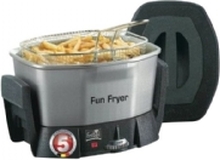 FRITEL Starter FF 1200 Fun Fryer - Dypsteker - 1.5 liter - 1.4 kW - svart/grå/sølv