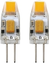 Eglo - LED-lyspære - G4 - 1.2 W - klasse G - varmt hvitt lys - 2700 K - gjennomsiktig (en pakke 2)