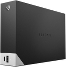 Seagate One Touch with hub STLC6000400 - Harddisk - 6 TB - ekstern (stasjonær) - USB 3.0 - svart - med Seagate Rescue Data Recovery