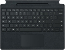 Microsoft Surface Pro Signature Keyboard - Tastatur - med styreplate, akselerometer, lagrings- og ladebakke for Surface Slim Pen 2 - QWERTY - Nordisk (dansk/finsk/norsk/svensk) - svart - kommersiell - for Surface Pro 8, Pro X