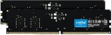 Crucial - DDR5 - sett - 16 GB: 2 x 8 GB - DIMM 288-pin - 4800 MHz / PC5-38400 - CL40 - 1.1 V - ikke-bufret - ikke-ECC