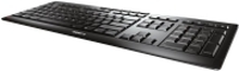 CHERRY STREAM KEYBOARD WIRELESS - Tastatur - trådløs - 2.4 GHz - US International - tastsvitsj: CHERRY SX - svart