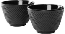 Bredemeijer Xilin - Tea mug - Størrelse 7.8 cm diameter - Høyde 5.3 cm - svart (en pakke 2)