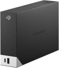 Seagate One Touch with hub STLC4000400 - Harddisk - 4 TB - ekstern (stasjonær) - USB 3.0 - svart - med Seagate Rescue Data Recovery