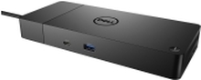 Dell WD19S - Dokkingstasjon - USB-C - HDMI, 2 x DP, USB-C - 1GbE - 180 watt - med 3 years Basic Hardware Service with Advanced Exchange - for XPS 15 9510, 17 9710