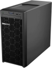 Dell PowerEdge T150 - Server - MT - 1-veis - 1 x Xeon E-2314 / inntil 4.5 GHz - RAM 8 GB - HDD 1 TB - Matrox G200 - Gigabit Ethernet - uten OS - monitor: ingen - svart - BTP - med 3 Years Basic Onsite