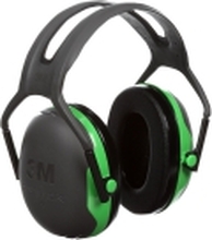 3M Peltor X Series X1A - Ørevarmere - SNR: 27 dB - NRR: 27 dB - ABS-plast, polyvinylklorid (PVC), rustfritt stål, termoplast-polyuretan (TPU) - svart, grønn