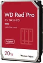 WD Red Pro WD201KFGX - Harddisk - 20 TB - intern - 3.5 - SATA 6Gb/s - 7200 rpm - buffer: 512 MB