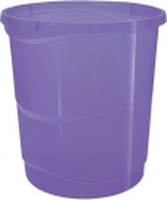 Esselte Colour'Breeze - Avfallskurv - 14 L - håndtak - plast - translucent lavendel