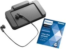 Philips SpeechExec Transcription Set LFH7177 - Abonnementslisens (2 år) - Win - med USB foot control / stereo headphones