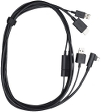 Wacom X-Shape Cable - Video / lyd / data / -strømkabel - USB, HDMI hann til strøm, digitizer connector - for One DTC133
