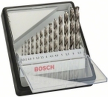 Bosch Accessories 2607010538 HSS Metal-spiralbor-sæt 13 dele Slebet DIN 338 Cylinderskaft 1 Set