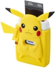 Fujifilm instax mini Link - Special Edition - skirver - farge - LED - 86 x 54 mm inntil 5 bilder/min (farge) - kapasitet: 10 fotoer - Bluetooth 4.2 LE - ash white with red and blue accents - med Pikachu Silicone Case (yellow)