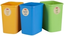 Curver avfallsbeholder for separering blå gul grønn (KE02174-999-13)