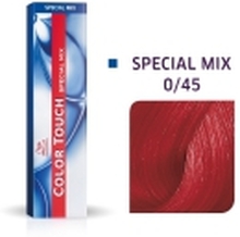 Wella Professionals Wella Professionals, Color Touch spesialblanding, ammoniakkfri, semi-permanent hårfarge, 0/45 rød mahogni, 60 ml for kvinner