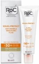 ROC Soleil-Protect Anti-Wrinkle Smoothing Fluid SPF50+ - Unisex - 50 ml