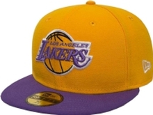 New Era New Era Los Angeles Lakers NBA Basic Cap 10861623 Yellow 7 1/4