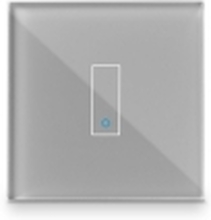 Iotty Smart Switch single button faceplate - Design your own smart switch - Grey