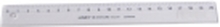 Linex N1020, Desk ruler, Maisenna, Hvit, cm, MM Fiber, 20 cm, 25 mm