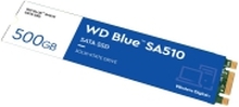WD Blue SA510 WDS500G3B0B - SSD - 500 GB - intern - M.2 2280 - SATA 6Gb/s - blå