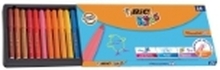 Fibertuscher BIC Kids Visacolor XL, æske a 24 forskellige farver
